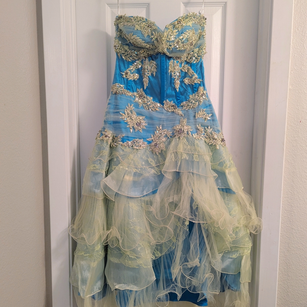 Vintage Y2K Mermaid Style Prom Dress